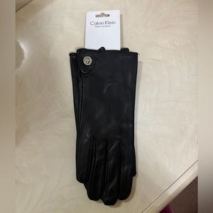 Calvin Klein Leather Tech Gloves
